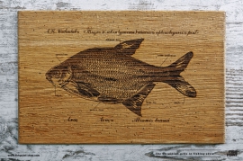 Картина-триптих «Лещ» серия «Сабанеев»