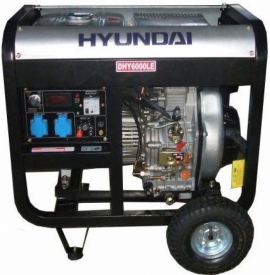 Генератор дизельный HYUNDAI Professional DHY 6000LE