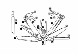 Мультитул Leatherman SURGE black