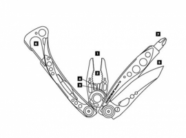 Мультитул Leatherman Skeletool CX