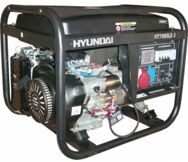 Генератор бензиновый HYUNDAI Professional HY 7000LE-3