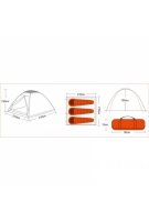 Намет KingCamp Monodome 3